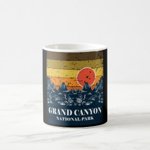 Grand Canyon National Park Arizona Vintage Retro Coffee Mug