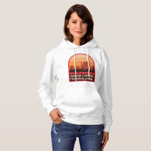 Grand Canyon National Park Arizona Vintage Retro Hoodie