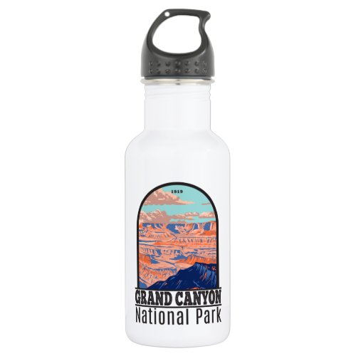  Grand Canyon National Park Arizona Vintage Stainless Steel Water Bottle