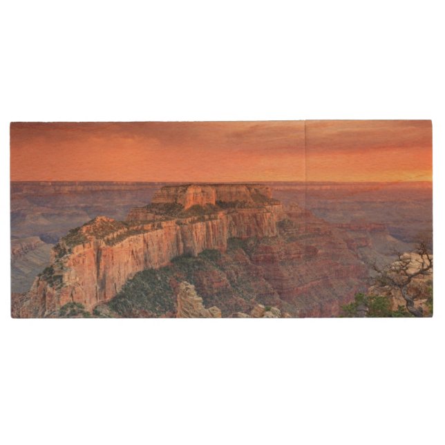 Grand Canyon National Park, Arizona Wood Flash Drive (Front)