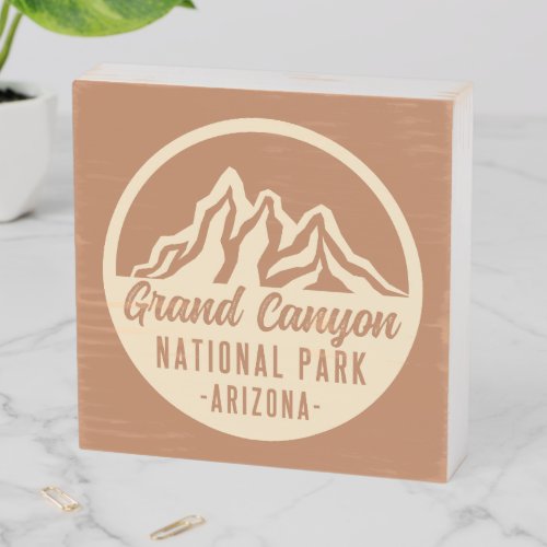 Grand Canyon National Park Arizona Wooden Box Sign