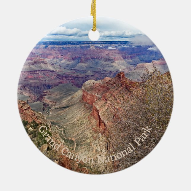 Grand Canyon National Park AZ Landscape Ornament (Back)