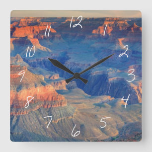 Grand Canyon National Park, AZ Square Wall Clock