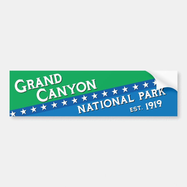 Grand Canyon National Park Bumper Sticker (Front)