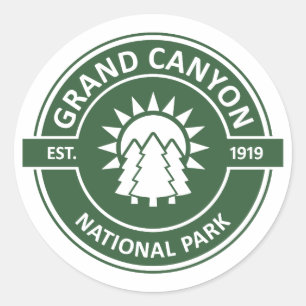 Grand Canyon National Park Classic Round Sticker