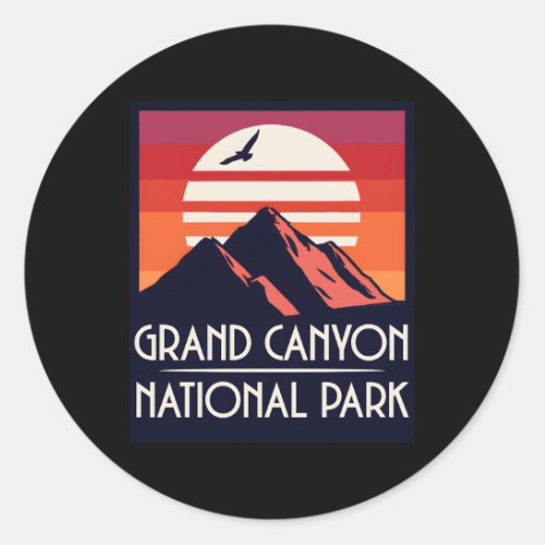 Grand Canyon National Park Classic Round Sticker