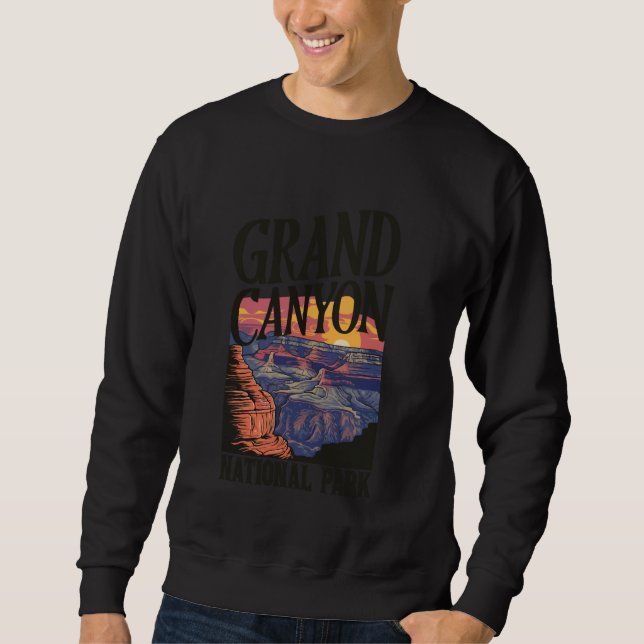 Grand Canyon National Park Classic Travel Hiking C Sweatshirt (Front)