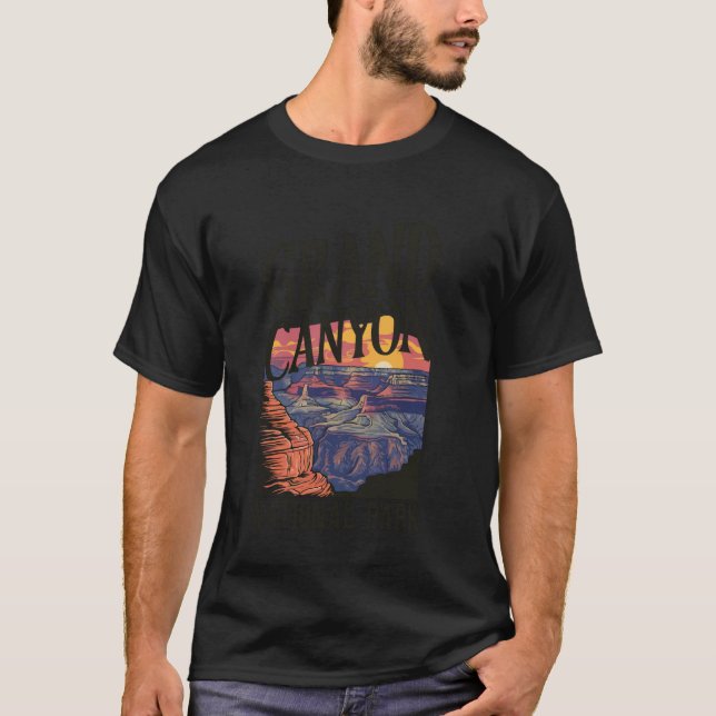 Grand Canyon National Park Classic Travel Hiking C T-Shirt (Front)