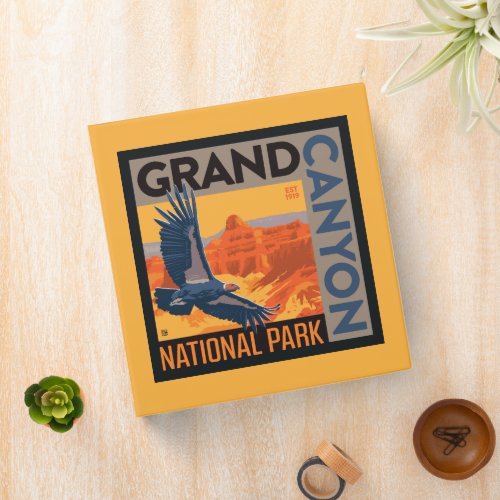 Grand Canyon National Park  Condors 3 Ring Binder