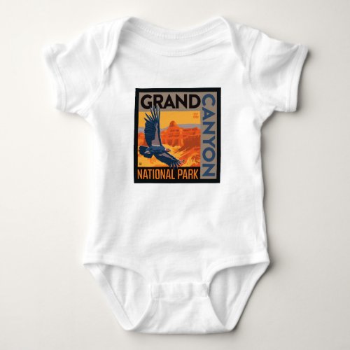 Grand Canyon National Park  Condors Baby Bodysuit