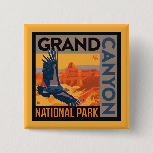 Grand Canyon National Park  Condors Button