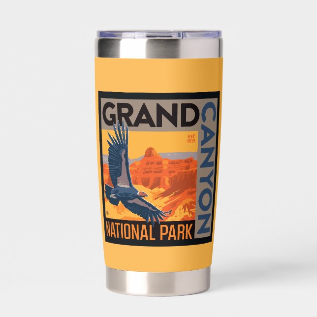 Grand Canyon National Park | Condors Insulated Tumbler (Front)