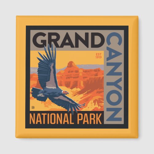 Grand Canyon National Park  Condors Magnet