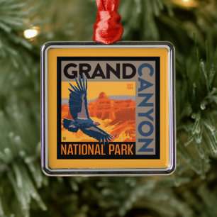 Grand Canyon National Park Condors Metal Ornament