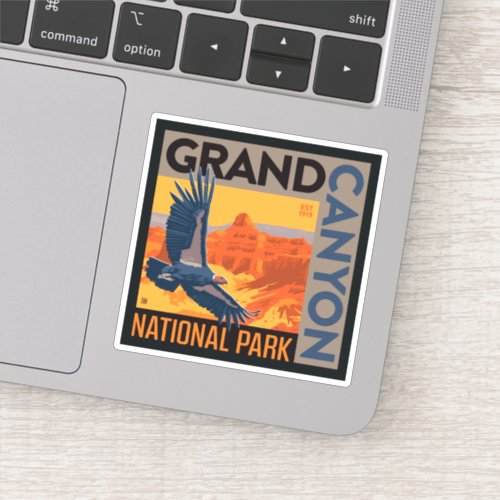 Grand Canyon National Park  Condors Sticker