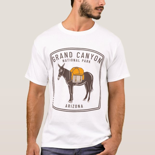 Grand Canyon National Park Donkey T-Shirt (Front)