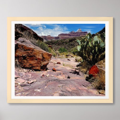 Grand Canyon National Park Hiker Paradise Framed Art