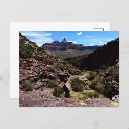 Grand Canyon National Park Hiking Trail Scenery Postcard