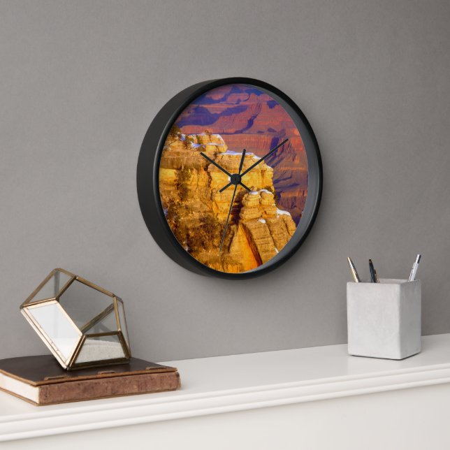 Grand Canyon National Park in Winter Clock (Office)