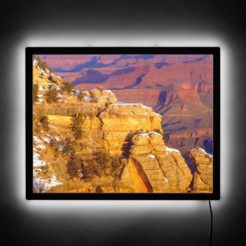 Grand Canyon National Park in Winter LED Sign