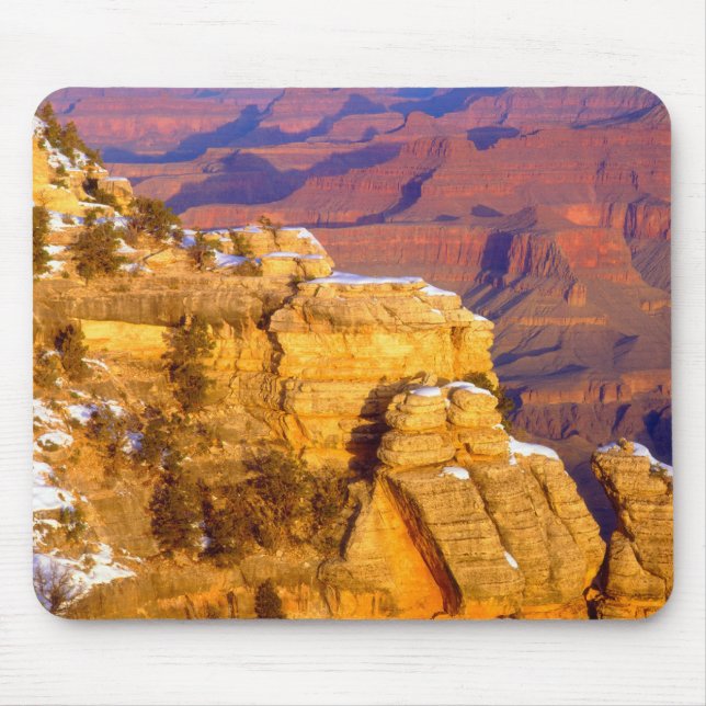 Grand Canyon National Park in Winter Mouse Pad (Front)