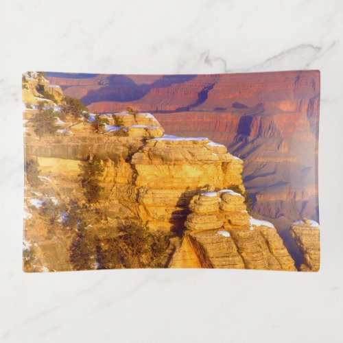 Grand Canyon National Park in Winter Trinket Tray
