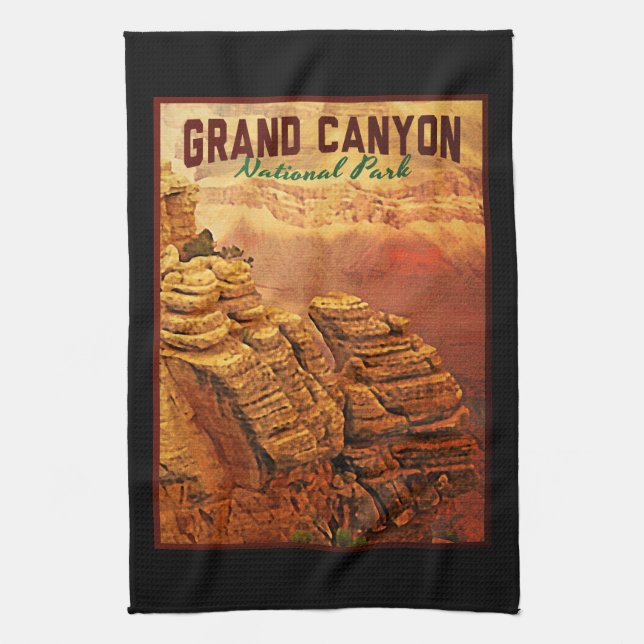 Grand Canyon National Park Kitchen Towel (Vertical)