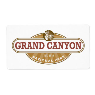 Grand Canyon National Park Label