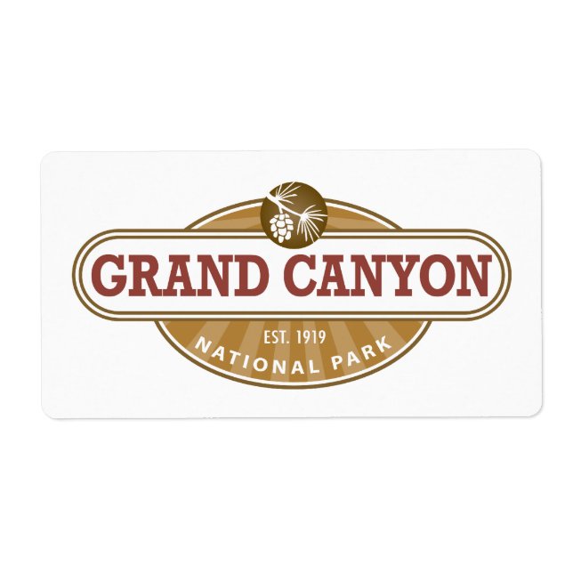 Grand Canyon National Park Label (Front)