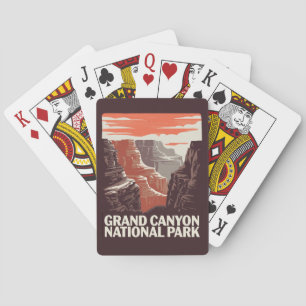 Grand Canyon National Park Landscape  Poker Cards