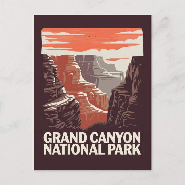 Grand Canyon National Park Landscape  Postcard (Front)