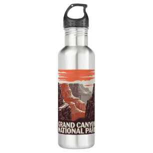 Grand Canyon National Park Landscape  Stainless Steel Water Bottle