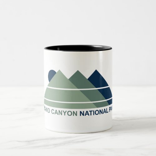 Grand Canyon National Park Mountain Sun Two_Tone Coffee Mug