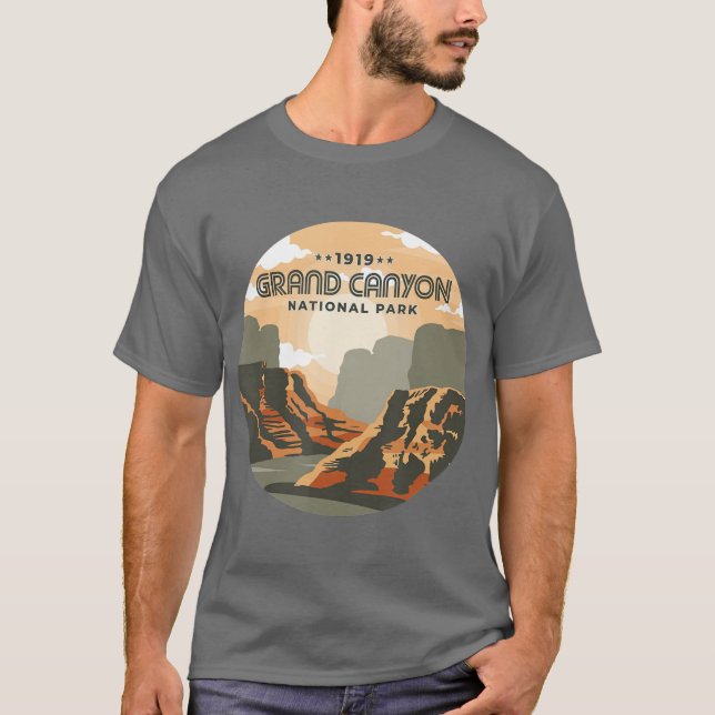 Grand Canyon National Park North Rim Arizona T-Shirt (Front)