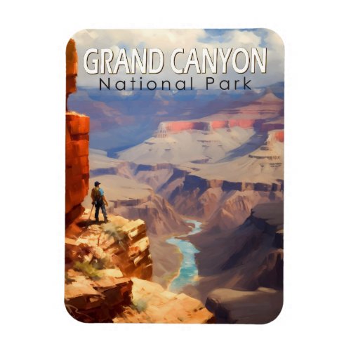 Grand Canyon National Park Oil Painting Art Travel Magnet