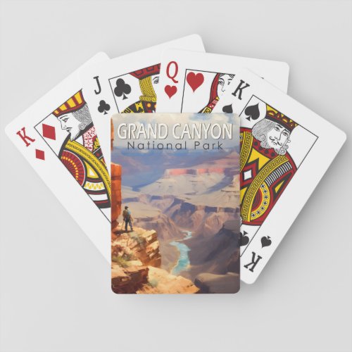 Grand Canyon National Park Oil Painting Art Travel Playing Cards