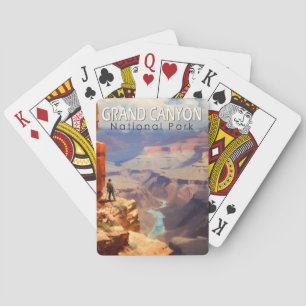 Grand Canyon National Park Oil Painting Art Travel Poker Cards