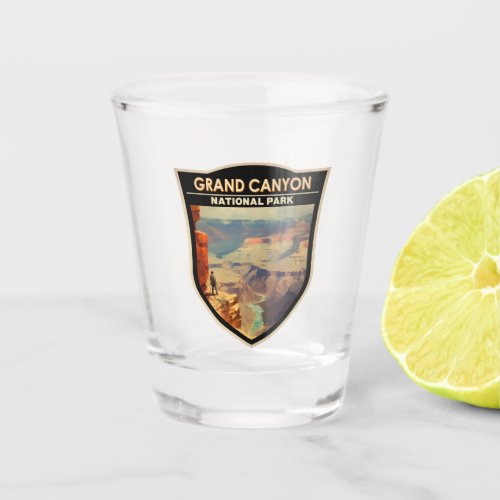 Grand Canyon National Park Oil Painting Art Travel Shot Glass
