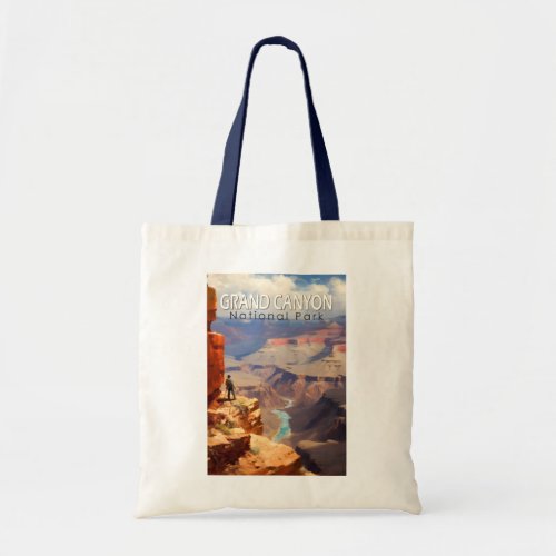 Grand Canyon National Park Oil Painting Art Travel Tote Bag