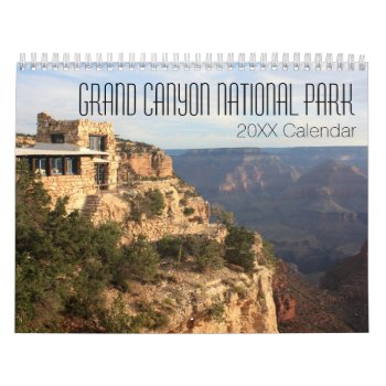 Grand Canyon National Park Photography Calendar by NationalParkShop at Zazzle