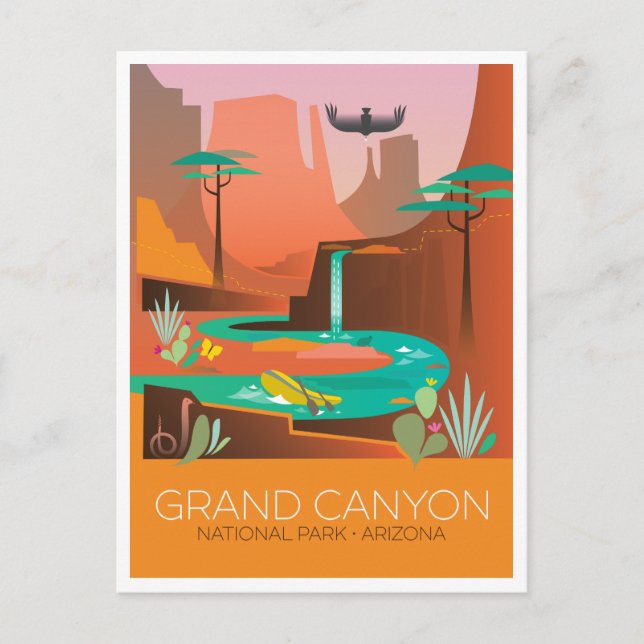 Grand Canyon National Park Postcard (Front)