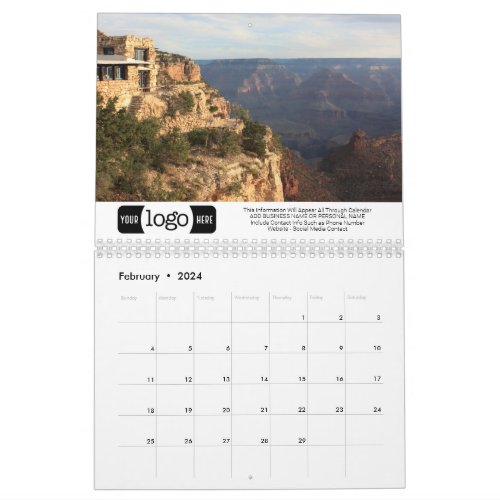 Grand Canyon National Park _ Promotional Calendar