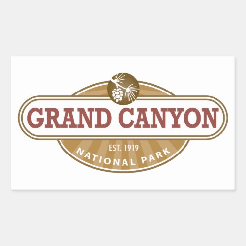 Grand Canyon National Park Rectangular Sticker