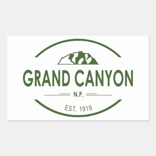 Grand Canyon National Park Rectangular Sticker