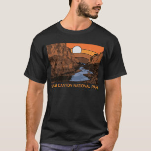 Grand Canyon National Park Retro Colorado River 80 T-Shirt