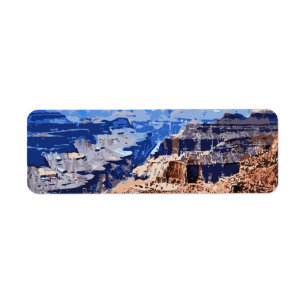 Grand Canyon National Park Retro Design Label