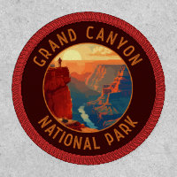 Grand Canyon National Park Retro Distressed Circle