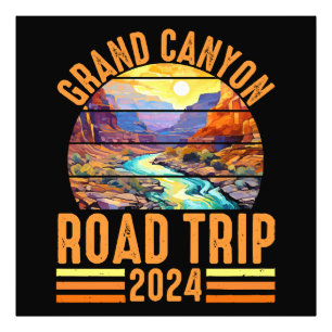 Grand Canyon National Park Road Trip 2024 Photo Print