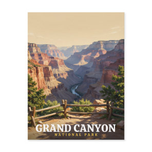 Grand Canyon National Park Scenic Postcard