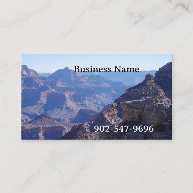 Grand Canyon National Park, South Rim       Business Card (Front)
